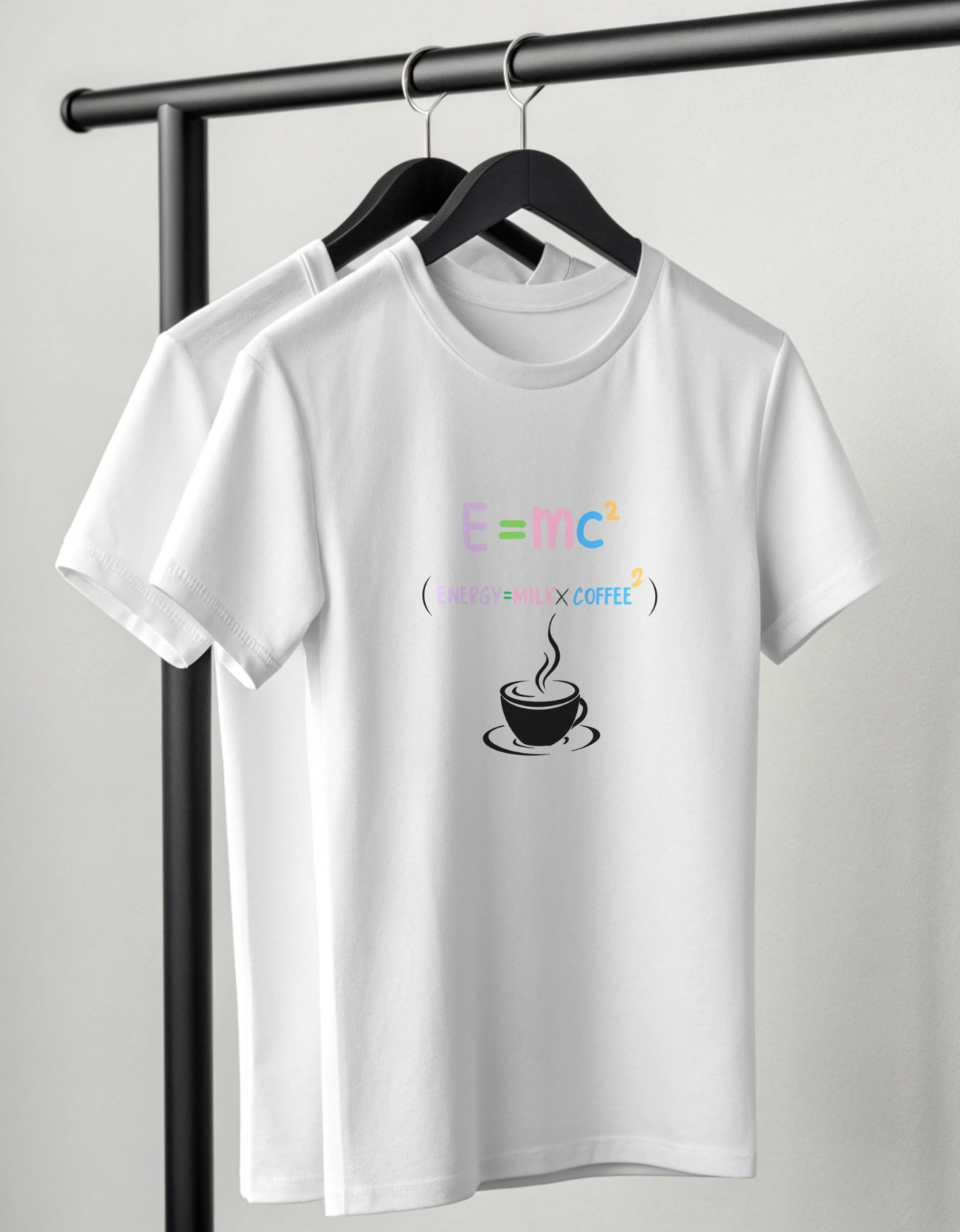 E=mc² Coffee Lover Unisex Classic Crew T-Shirt