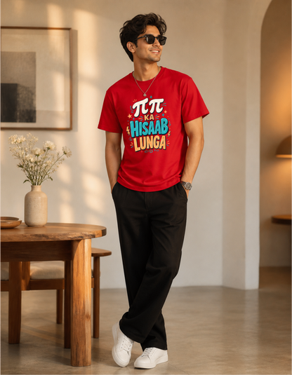 Pi Pi Ka Hisaab Lunga Classic Crew T-Shirt