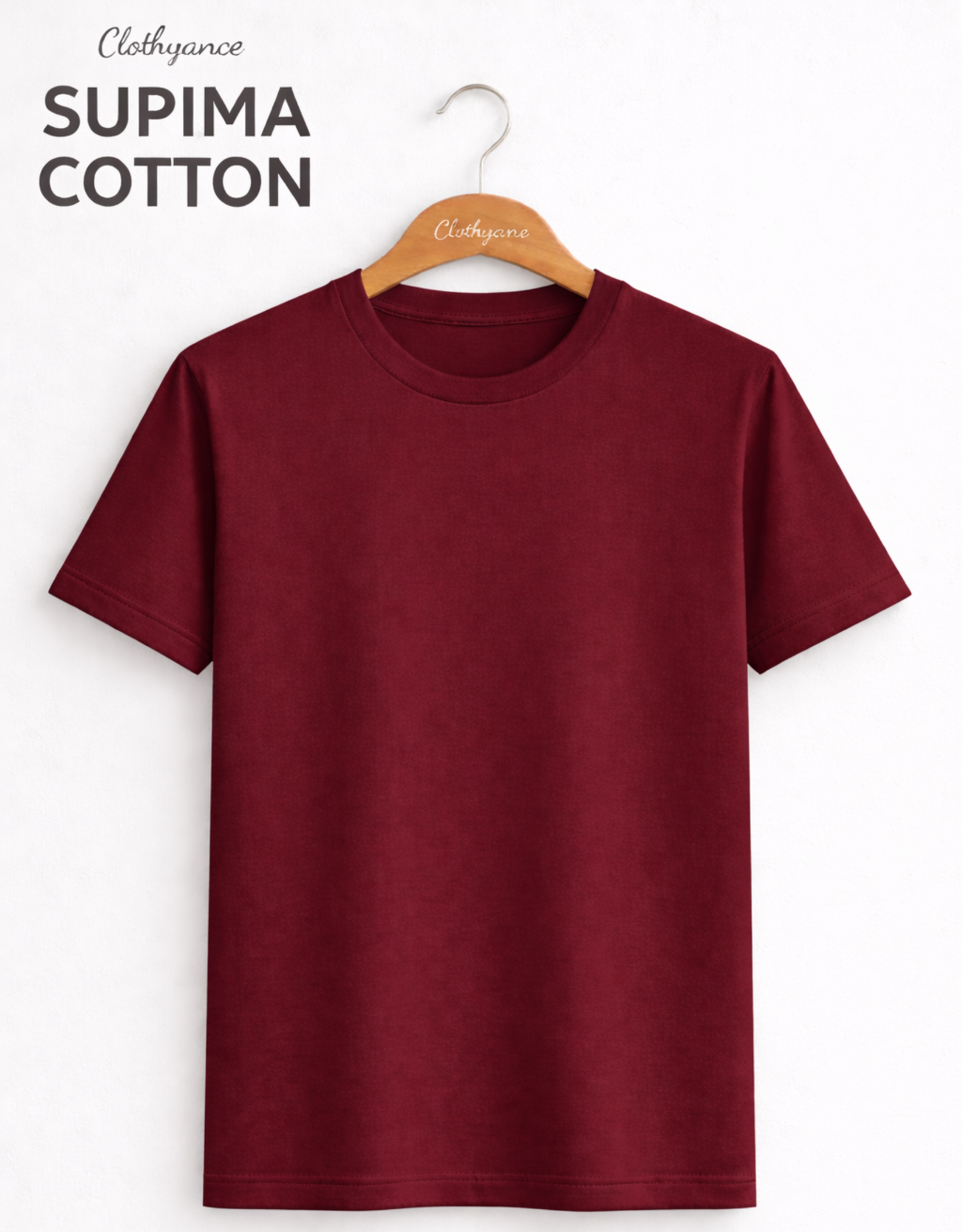 Maroon Supima T-Shirt