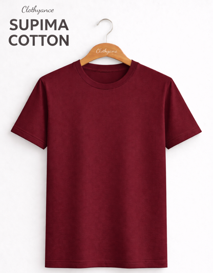 Maroon Supima T-Shirt