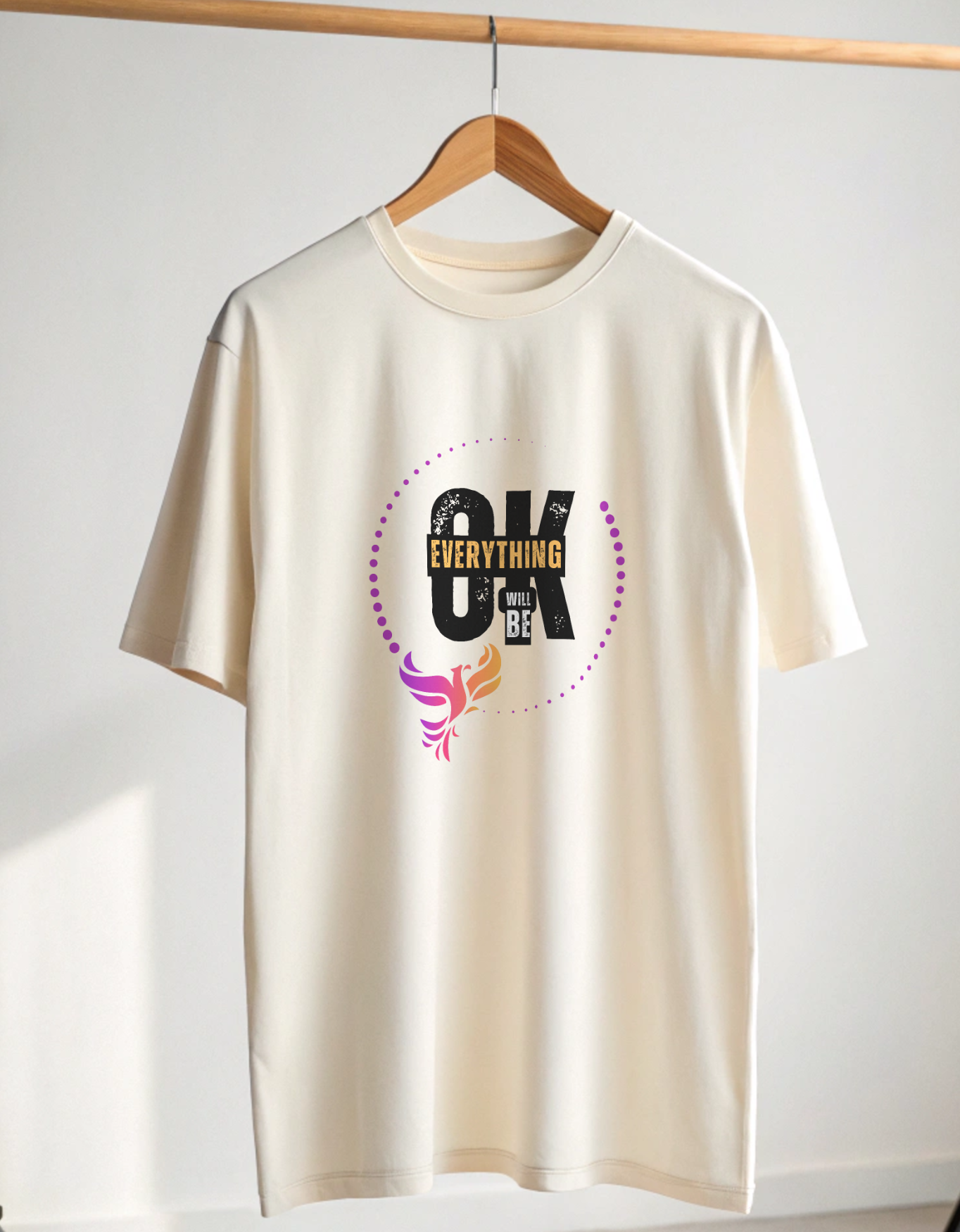 Everything Will Be Okay Unisex Oversized Classic T-Shirt