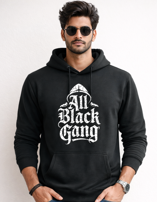 All Black Gang Hoodie
