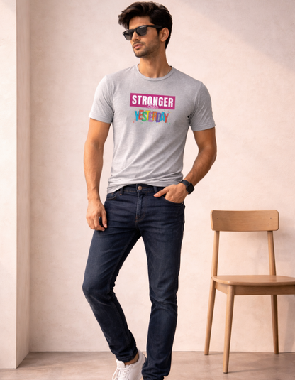 Stronger Than Yesterday Classic Crew T-Shirt