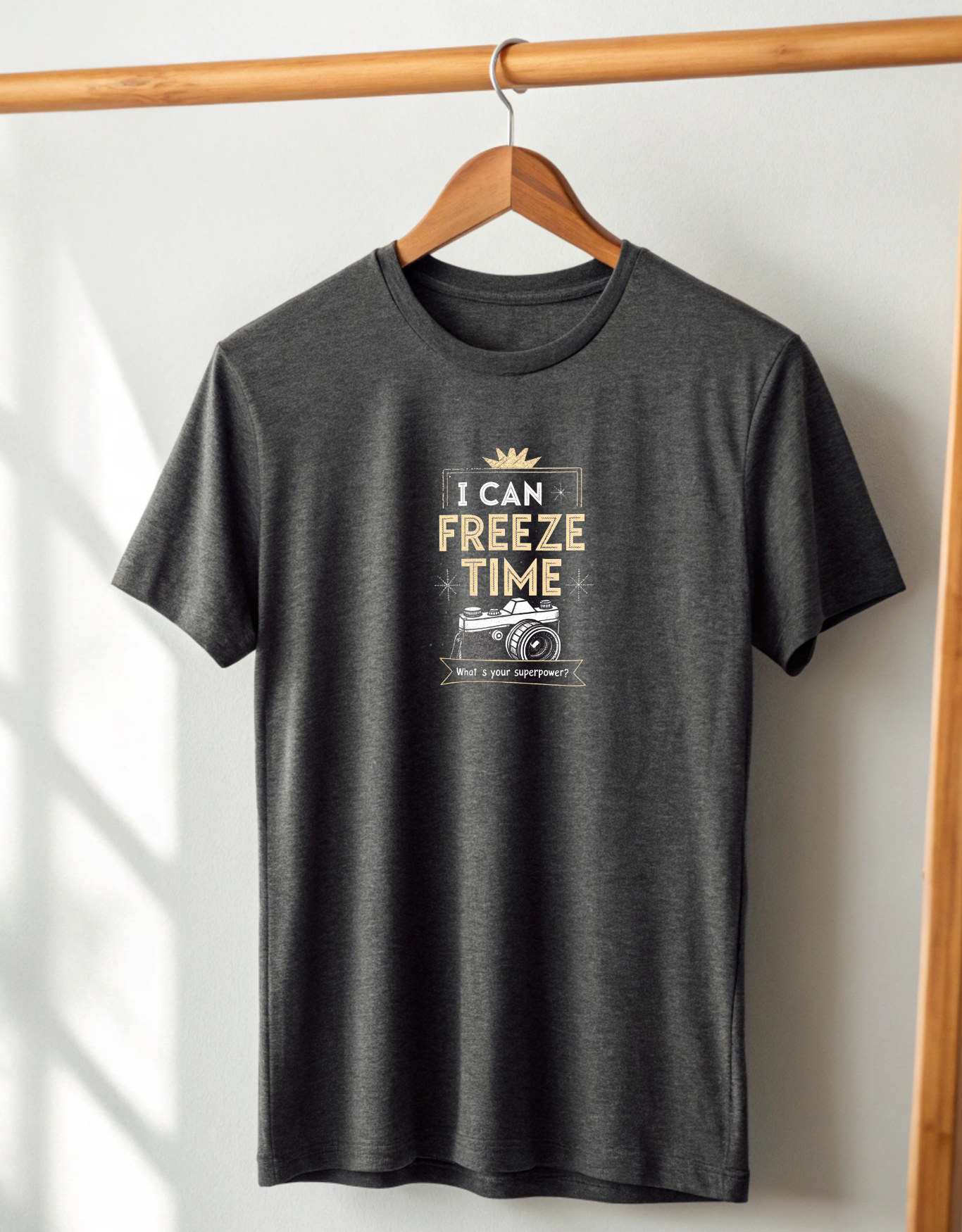I Can Freeze Time Classic Crew T-Shirt