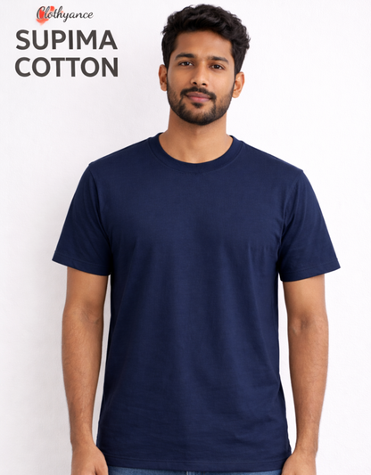 Navy Blue Supima T-Shirt