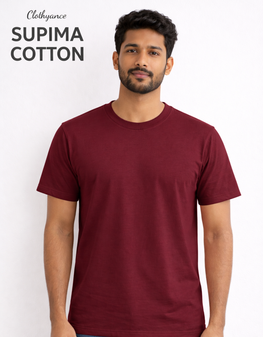 Maroon Supima T-Shirt