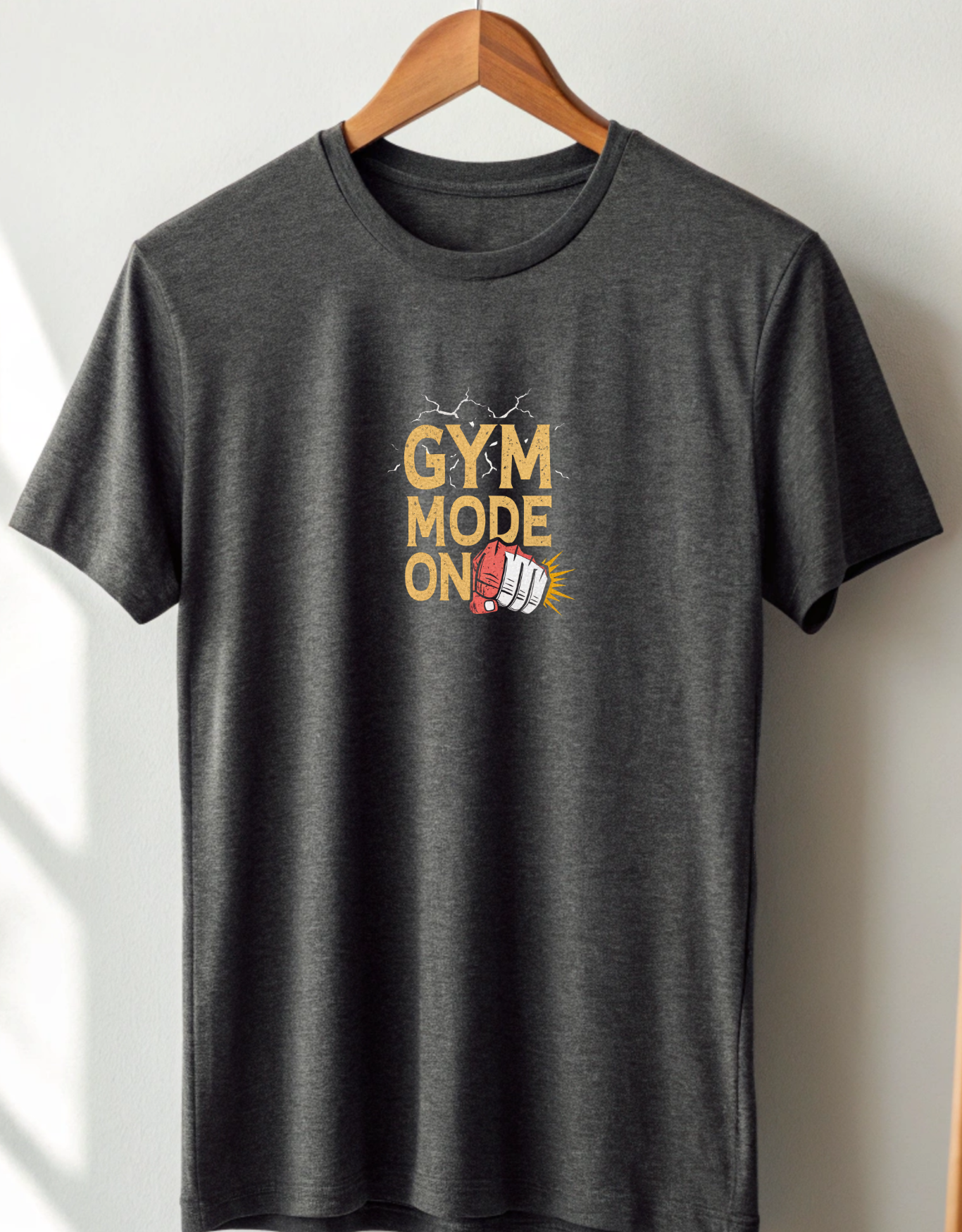 Gym Mode On Classic Crew T-Shirt