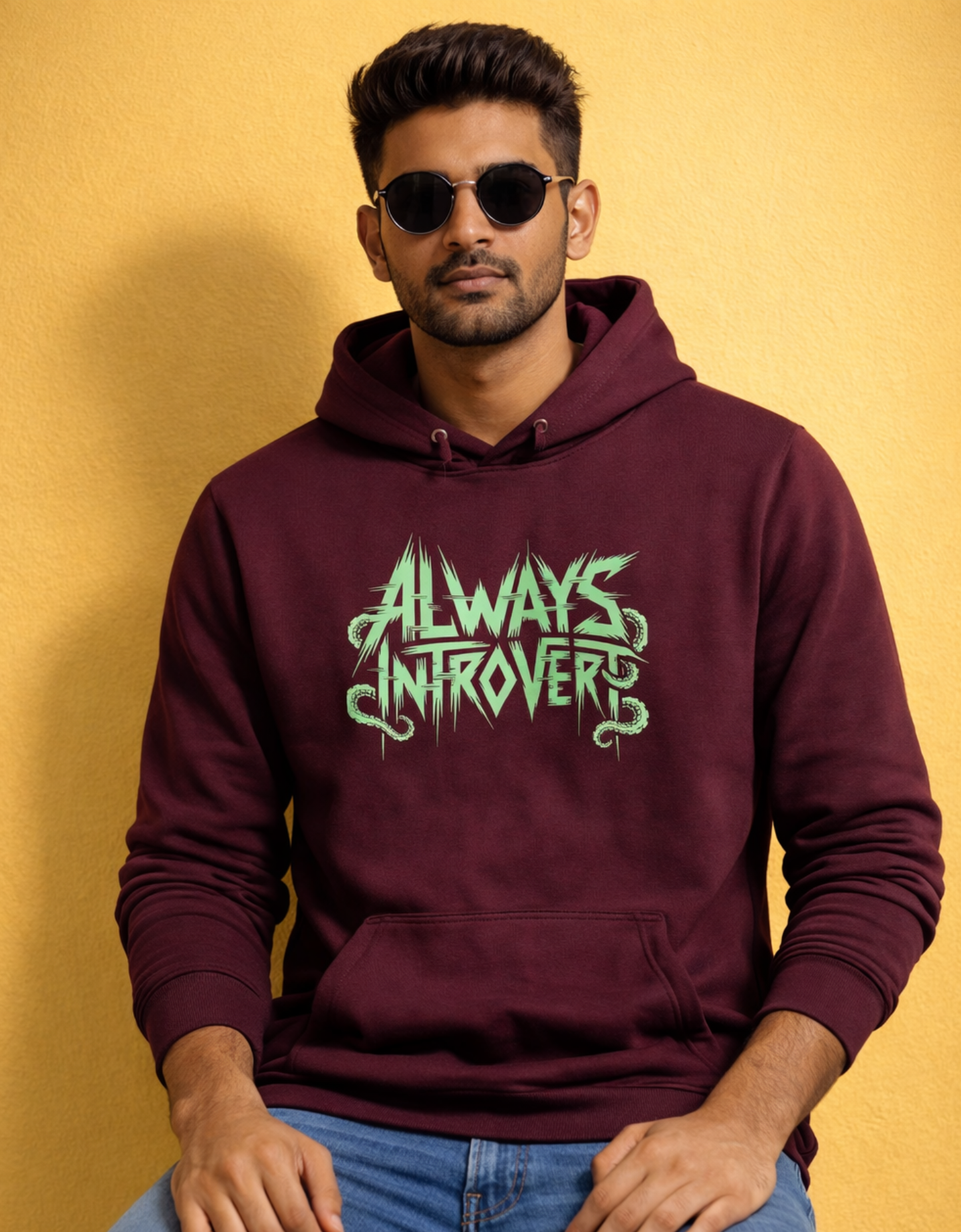 INTROVERT Hoodie for Men