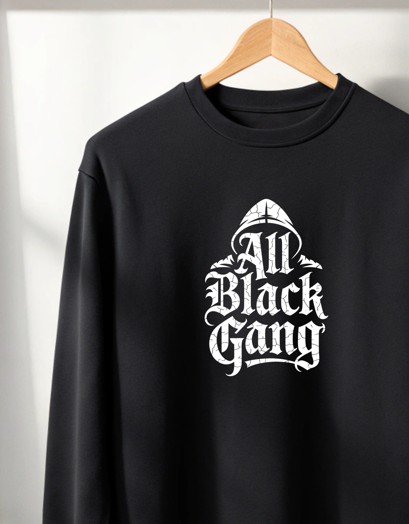Buy All Black Gang Men Sweatshirt Online India