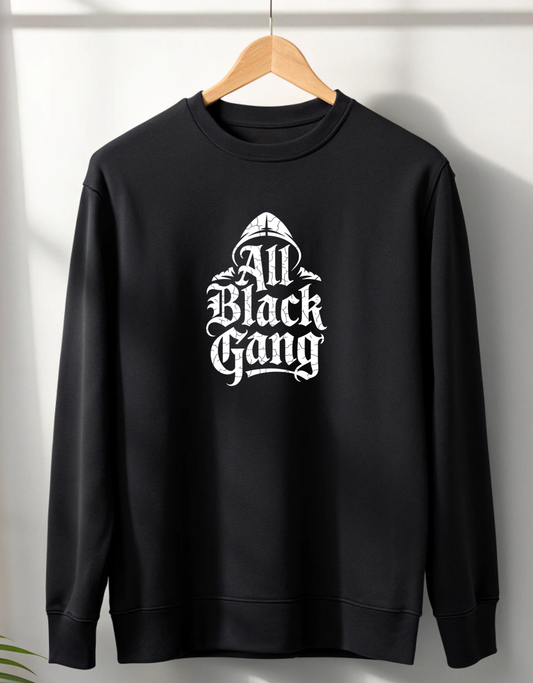 Buy All Black Gang Men Sweatshirt Online India