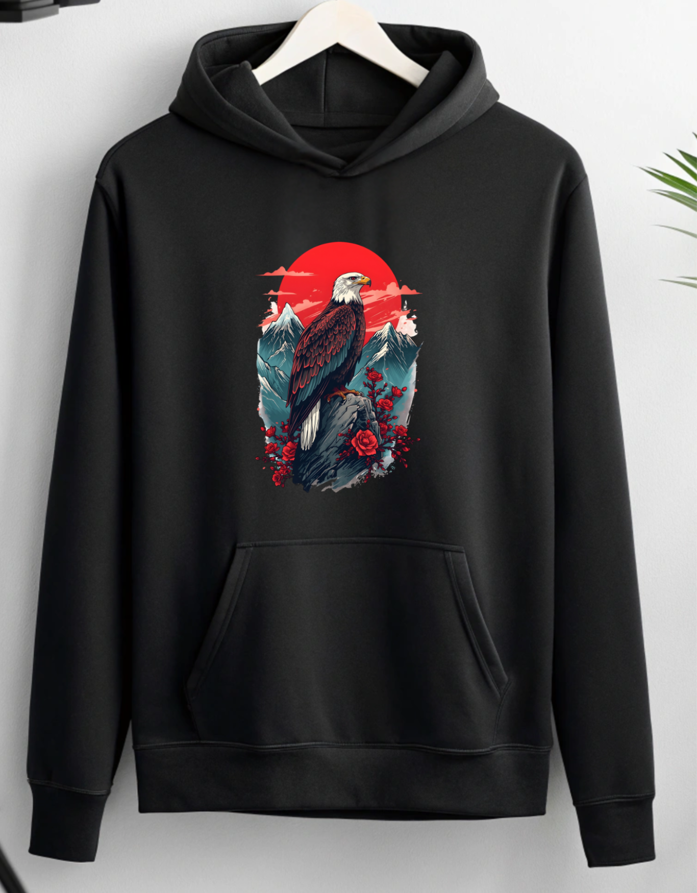Buy Eagle Black Hoodie for Men
