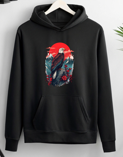 Buy Eagle Black Hoodie for Men