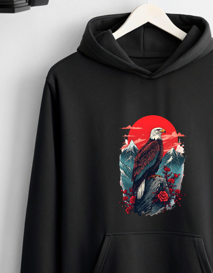 Buy Eagle Black Hoodie for Men