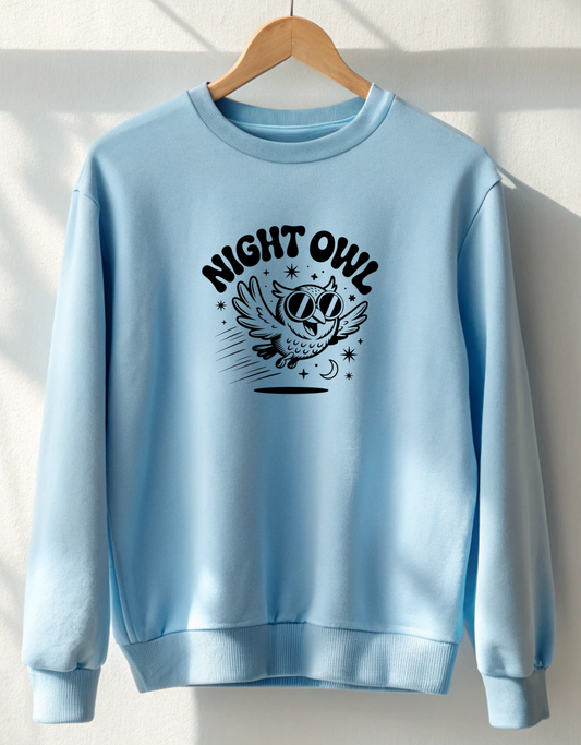 Buy Night Owl Men & Women Sweatshirt Online India