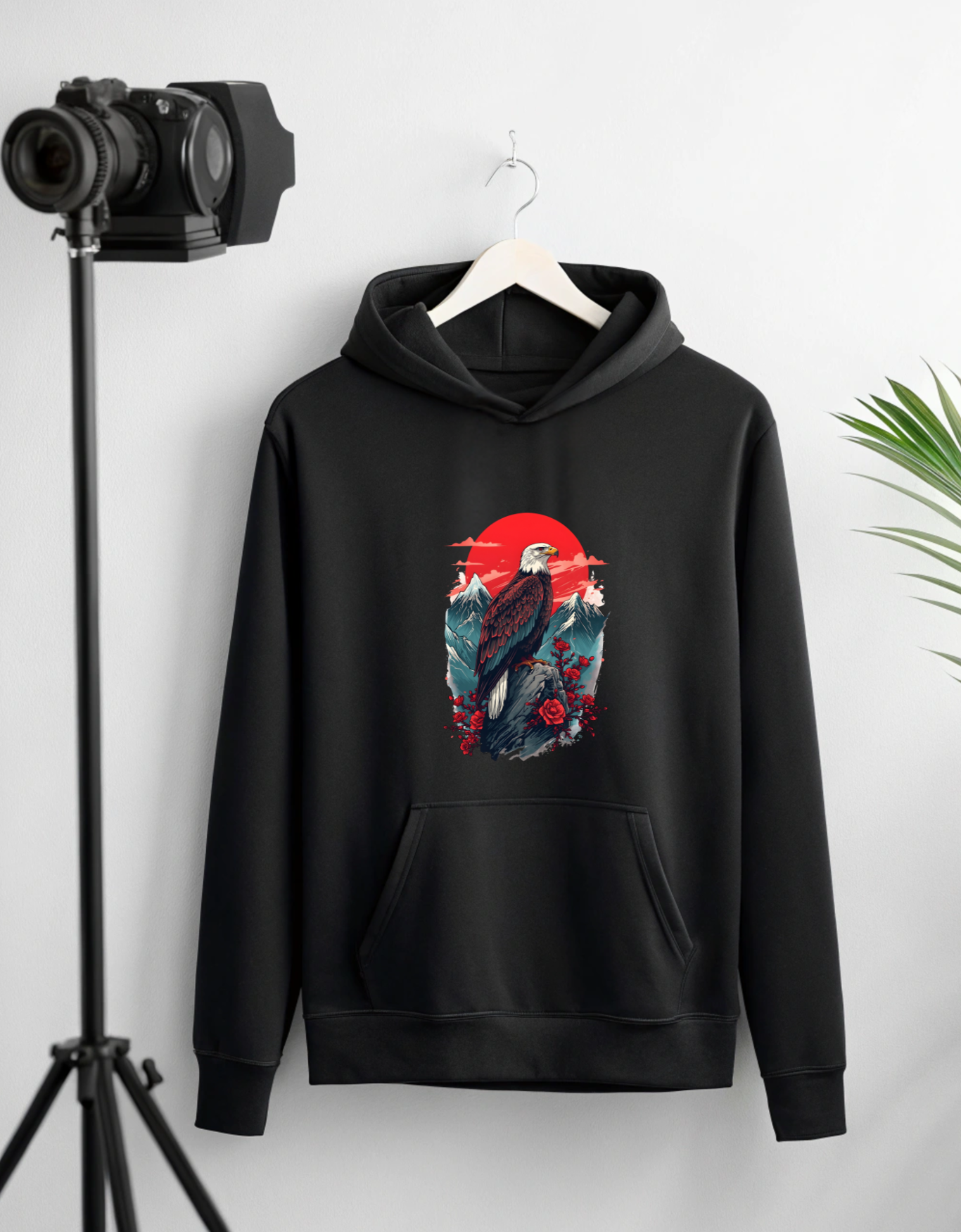 Buy Eagle Black Hoodie for Men
