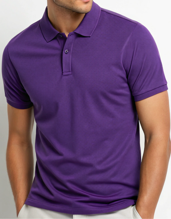 Men's Polo Purple T-shirts at ₹599