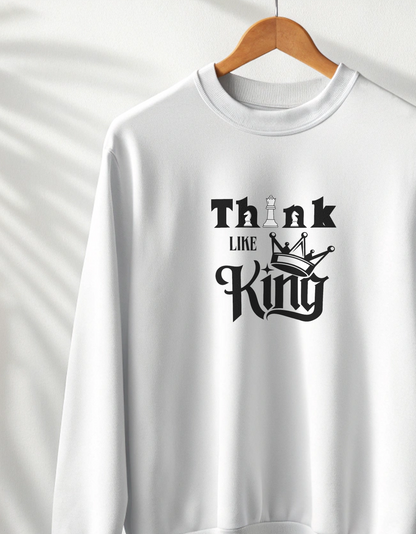 Buy Think Like a King Sweatshirt for Men in India
