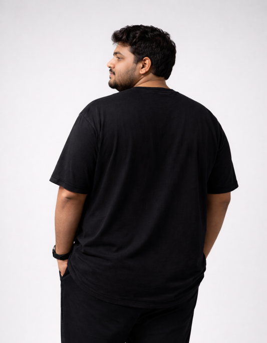 Buy Black Plus Size XXXXL T-Shirts Online for Men