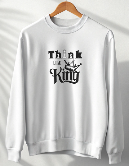 Buy Think Like a King Sweatshirt for Men in India