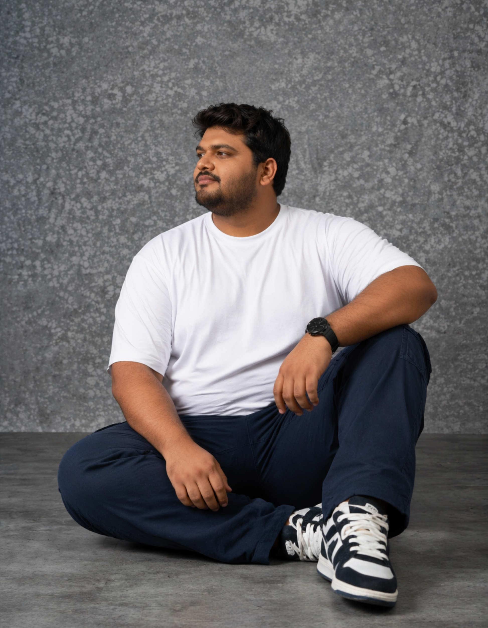 Buy White Plus Size XXXL & XXXXL T-Shirts Online for Men